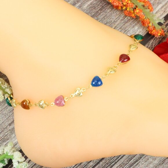"Elegant Handmade Anklet – Delicate Jewelry for Women, MAR091850 - Picture 9 of 10